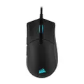 CORSAIR Sabre RGB PRO Champion Series FPS/MOBA Gaming Mouse - Ergonomic Shape for Esports and Competitive Play - Ultra-Lightweight 74g - Flexible Paracord Cable,Black