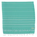 Bersuse 100% Cotton - Anatolia XL Blanket Turkish Towel - 61X82 Inches, Mint Green