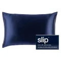 Slip Pure Silk Zippered Pillowcase, Navy, Queen