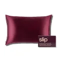 Slip Pure Silk Zippered Pillowcase, Plum, Queen