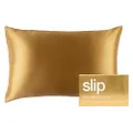 Slip Pure Silk Zippered Pillowcase, Gold, Queen