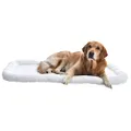 Amazon Basics Faux-Sherpa Padded Bolster Pet Bed, X-Large (117 x 71 centimeters)