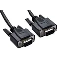 Astrotek 15 Pins Male to 15 Pins Male VGA Cable for Monitor PC Moulded Type, 10 Meter Length, Black