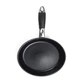 Salter Stainless Steel Frypan with Black Handle, 20 cm Diameter, Black/Silver