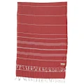 Bersuse 100% Cotton - Anatolia XL Blanket Turkish Towel - 61X82 Inches, Red