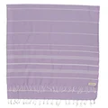 Bersuse 100% Cotton - Anatolia XL Blanket Turkish Towel - 61X82 Inches, Lilac