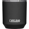 CamelBak Horizon 300 ml Rocks Tumbler - Cocktail Glass - Insulated Stainless Steel - Tri-Mode Lid, Black