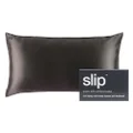 Slip Pure Silk Zippered Pillowcase, Charcoal, King
