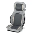 Beurer MG320 3-in-1 Shiatsu Massage Seat Cover - Full Body Massage - Delivers Shiatsu, Spot and Air Pressure Massage - 4X 3D Massage Heads - Infrared Light and Heat Function - Machine Washable