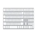 Apple Magic Keyboard with Numeric Keypad (Wireless) - US English - Silver