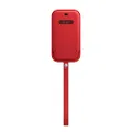 Apple Leather Sleeve with MagSafe (for iPhone 12 Mini) - (Product) RED