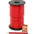 7-.25R-30M DOSS 30M Red Hookup Wire/Cable Sold As a Roll of 30M Tinned Copper Wire Tinned Copper Wire Tinned Copper Wire, Insulation: Pvc-V105