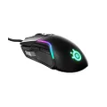 SteelSeries Rival 5 Gaming Mouse with PrismSync RGB Lighting and 9 Programmable Buttons – FPS, MOBA, MMO, Battle Royale – 18,000 CPI TrueMove Air Optical Sensor - Black