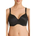 Berlei Women's Underwear Microfibre Lift & Shape T-Shirt Bra, Black, 14DD