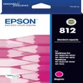 Epson 812 - Std Capacity DURABrite Ultra - Magenta Ink Cartridge for WF-3820, WF-3825, WF-4830, WF-4835, WF-7830, WF-7840, WF-7845, Single Pack, C13T05D392