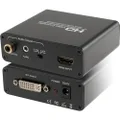 HD02ECO Pro2 HDMI to DVI+Audio Converter Stereo Pcm Supports Up to 1080P/60Hz Supports Up to 1080P/60Hz, No Drivers Required; Plug and Play