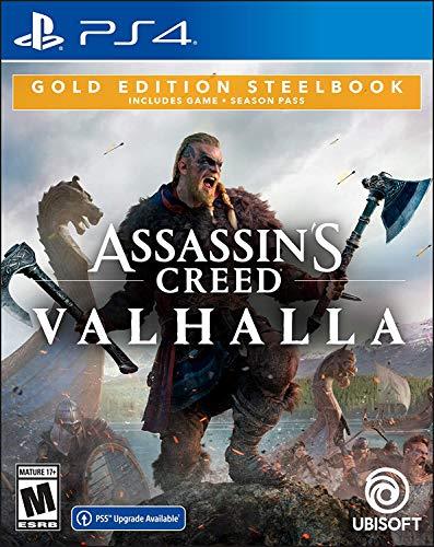 Assassin's Creed Valhalla SteelBook Gold Edition for PlayStation 4