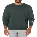 Champion Men's Powerblend Pullover Sweatshirt, Dark Green, Medium