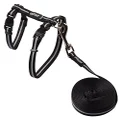 Rogz Alleycat Reflective Cat Harness Black Small with Variable Load Safety Release Buckle