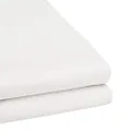 Bambury Wide Elastic - 40cm Deep - White - King Single TRUFit Fitted Sheet, King Single, White