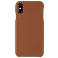 Case-Mate - iPhone Xs Max Case - Barely There Leather - iPhone 6.5 - Butterscotch Leather