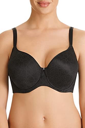 Berlei Women's Underwear Microfibre Lift & Shape T-Shirt Bra, Black, 14E