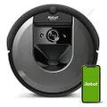 iRobot Roomba i7 Robot Vacuum- Wi-Fi Connected, Smart Mapping, Compatible with Alexa, Ideal for Pet Hair, Works With Clean Base, Black