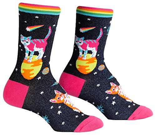 Sock It To Me Space Cats Women's Crew Socks