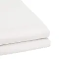 Bambury Wide Elastic - 40cm Deep - White - XL Single TRUFit Fitted Sheet, Extra Long Single, White