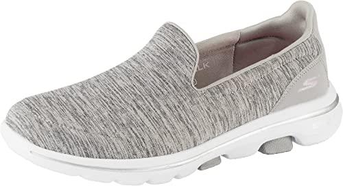 Skechers Women's Go Walk 5 Honor, Grey, 8