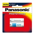 Panasonic 2CR5 Photo Lithium 6V Camera Battery, 1-Pack (2CR-5W/1BE)