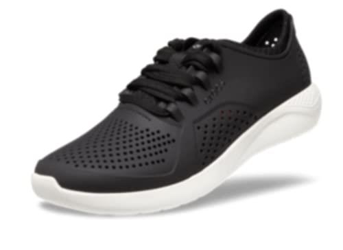 Crocs Women's LiteRide Pacer Sneaker, Black, US 4