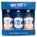 Manly Spirits Australian Dry, Coastal Citrus, Lilly Pilly Pink Gin Trio Pack, 200 ml