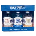 Manly Spirits Australian Dry, Coastal Citrus, Lilly Pilly Pink Gin Trio Pack, 200 ml