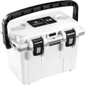 Pelican Elite RM Wheeled Cooler, 13 Litre Capacity, White/Gray, ECIM14QTWG