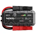 NOCO Boost X GBX75 2500A 12V UltraSafe Lithium Jump Starter, Car Battery Booster, Jump Start Pack, Portable Power Bank Charger, and Jumper Cable Leads for up to 8.5L Petrol and 6.5L Diesel Engines