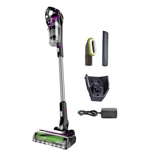 BISSELL Pet Hair Eraser Slim 2907F Cordless Stick Vacuum with 30-min Runtime, Tangle-Free Brush Roll, LED Headlights, XL Tank, Multi-Level Filtration