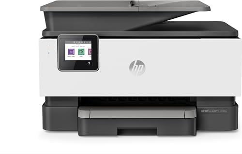 HP OfficeJet Pro 9010e All-in-One Wireless Printer-Print,Copy,Scan and Fax Inkjet Color Printer with Automatic Two-Sided Printing-Print Speed Color upto 18ppm and upto 250 Sheets Input Capacity-22A60D