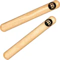 Meinl Percussion Classic Wood Claves - Solid Body - Musical Instrument, Hardwood (CL1HW)