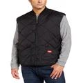 Dickies Men's Diamond Quilted Nylon Vest, Black, 3X-Large