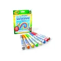 Crayola Washable Window Markers in 8 Bold, Bright Colours! Turn Windows and Other Glass Surfaces into Instant Decorations!