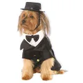 Rubies Dapper Dog Pet Costume, Small, Black
