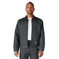Dickies Men's Insulated Eisenhower Front-zip Jacket, Charcoal, XX-Large