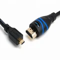 BlueRigger Micro HDMI to HDMI Cable - 2M (4K 60Hz, HDR, High Speed, Ethernet) - Compatible with GoPro Hero 7/6/5/4, Raspberry Pi 4, Sony A6000/A6300 Camera, Nikon B500, Lenovo Yoga 3 Pro, Yoga 710
