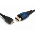 BlueRigger Micro HDMI to HDMI Cable - 2M (4K 60Hz, HDR, High Speed, Ethernet) - Compatible with GoPro Hero 7/6/5/4, Raspberry Pi 4, Sony A6000/A6300 Camera, Nikon B500, Lenovo Yoga 3 Pro, Yoga 710
