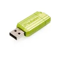 Verbatim Store'n'Go Pinstripe USB 2.0 Drive 16GB - Eucalyptus Green
