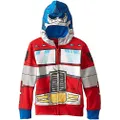 Transformers Boy's Optimus Prime Boys' Character novelty hoodies, Red, 4 Years US