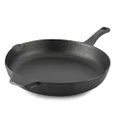 Calphalon 1873975 Pre-Seasoned Cast Iron Cookware, Skillet, 12-inch,Black