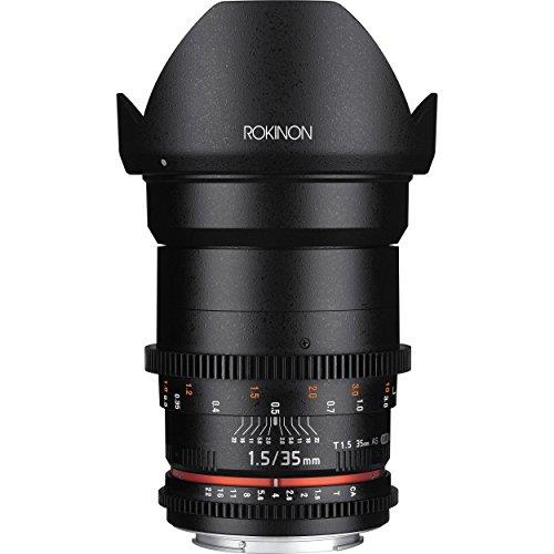 Rokinon Cine DS DS35M-MFT 35mm T1.5 AS IF UMC Full Frame Cine Wide Angle Lens for Olympus and Panasonic Micro Four Thirds