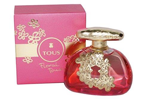 TOUS Floral Touch Perfume Eau De Toilette Spray for Women, Clear, Woody, 100 ml